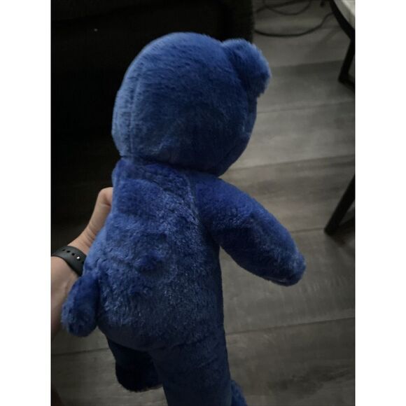 Build A Bear Marvel Avengers End Game Captain America Blue Plush Bear 16" - Picture 6 of 6